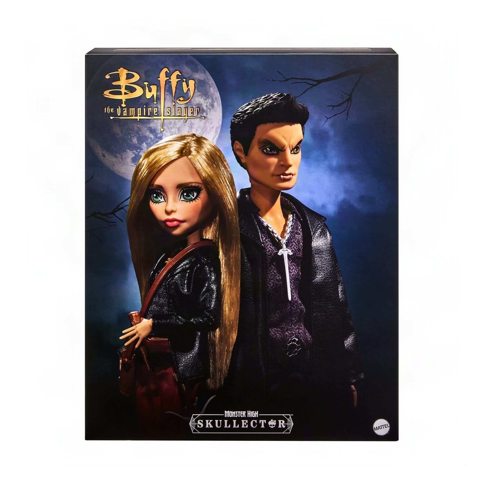 Monster High Skullector Buffy the Vampire Slayer & Angel Doll 2-Pack Mattel NEW
